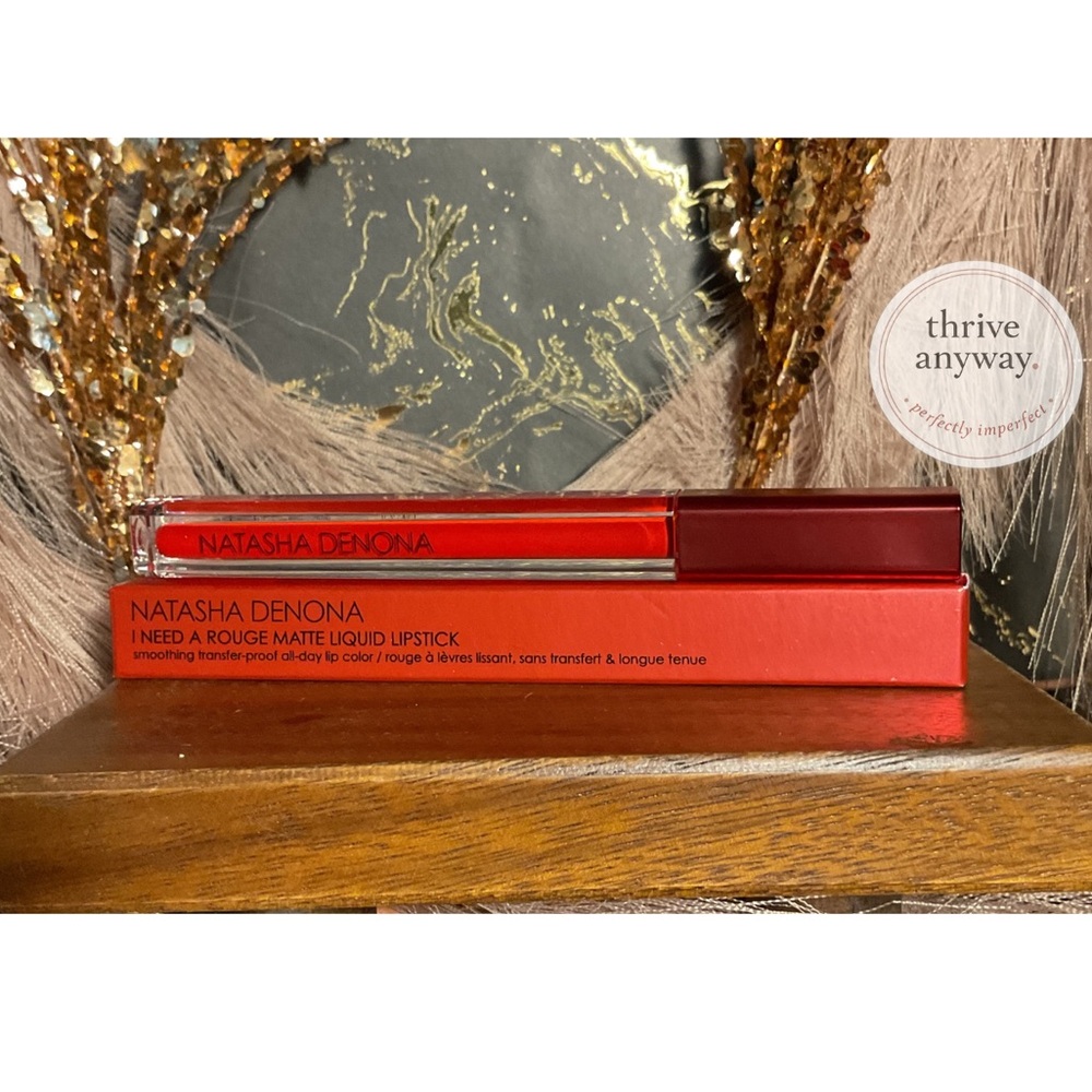Natasha Denona I Need A Rouge Matte Liquid Lipstick EVA NIB Luxury Red Lip